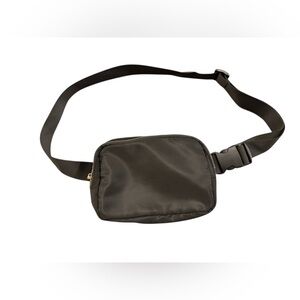 Black Belt Bag / Fanny Pack – Adjustable Strap